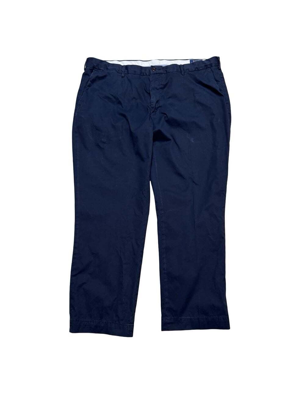 Polo Ralph Lauren Blue Chino Pants Mens 42W Classic Fit Twill Straight Logo